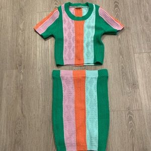 Sweater skirt set - Large